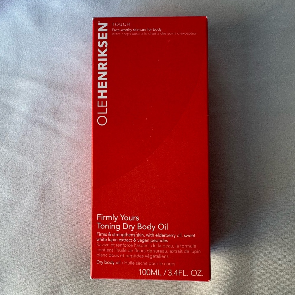 Ole Henriksen Firmly Yours Toning Dry Body Oil Full Size 3.4 OZ
